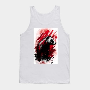 Ink Painting of A Badger Tank Top